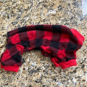 Dog Pyjama - Plaid Red and Black Dog Pyjama